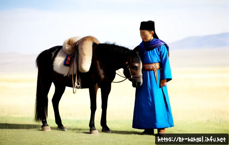몽골 전통 의복의 상징성 관련 이미지 1
